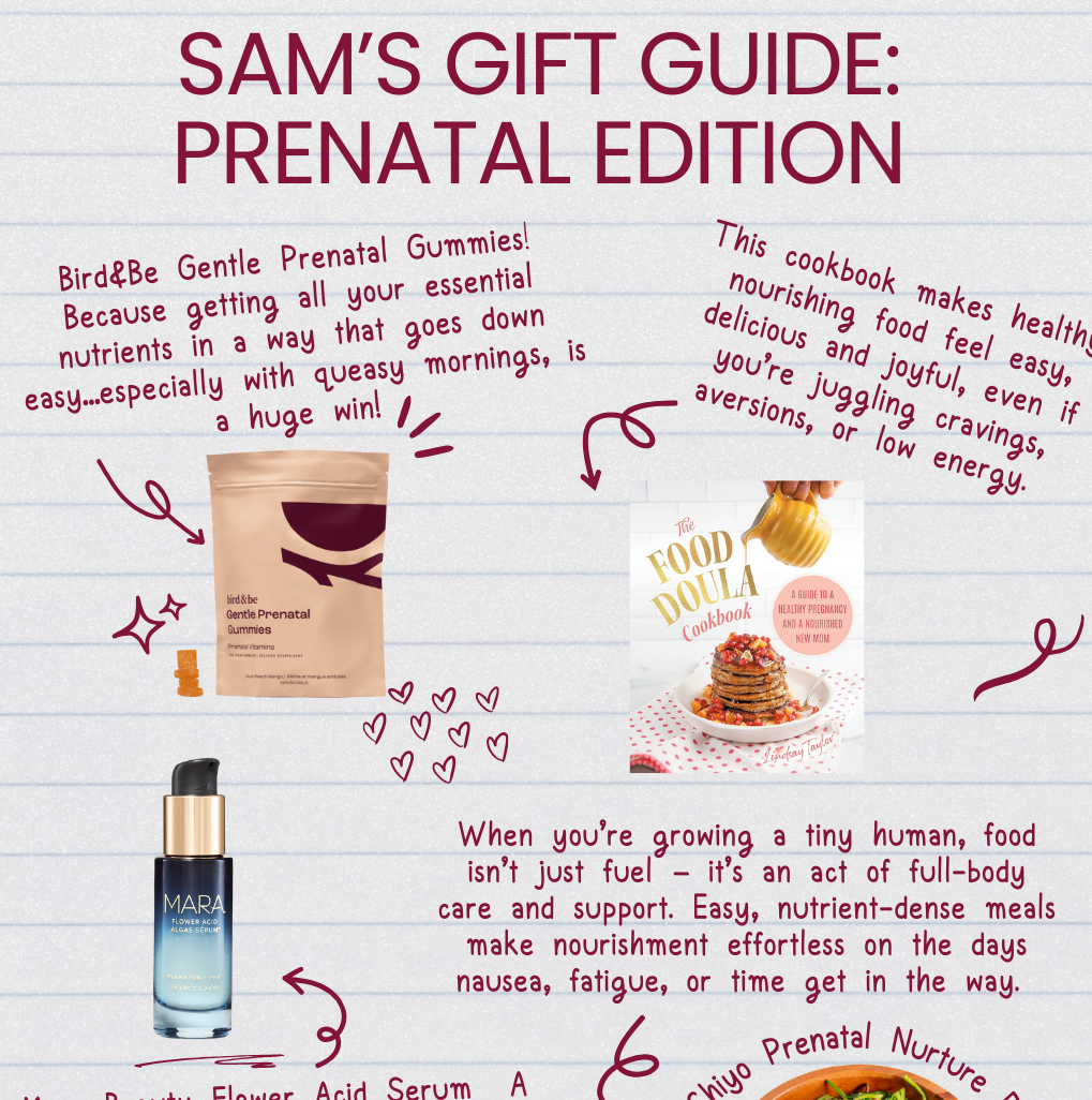 The Prenatal Gifts I’d Give Again (and Again), by Sam of Bird&Be and Mom of Three