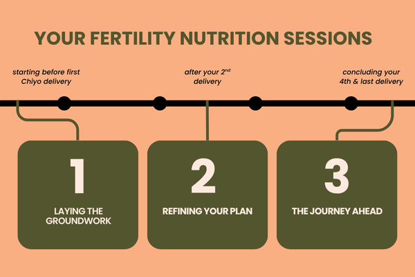 Your Fertility Nutrition Sessions - What to Expect