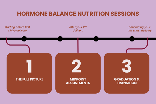 Your Hormone Balance Nutrition Sessions - What to Expect