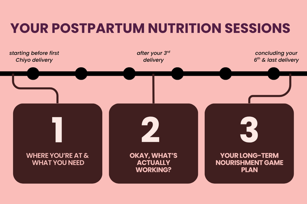 Your Postpartum Nutrition Sessions - What to Expect